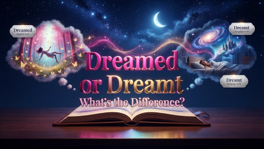 Dreamed or Dreamt