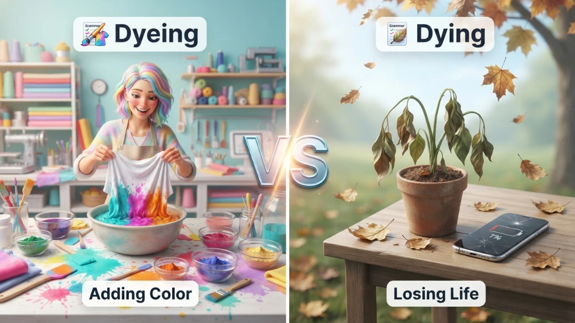 Dyeing or Dying