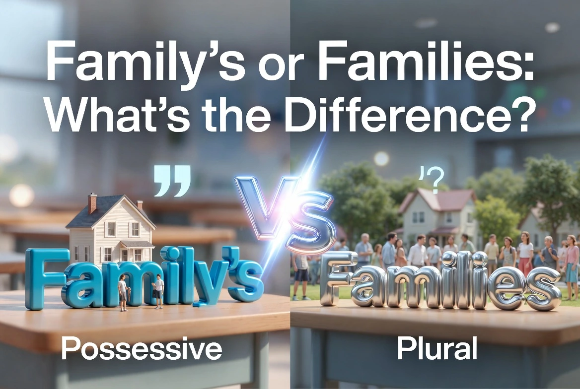 Family's or Families