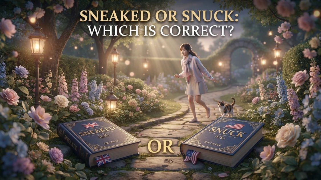 Sneaked or Snuck