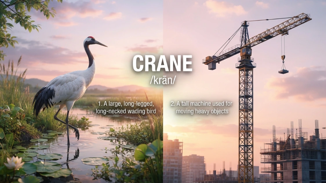 Crain or Crane: which Spelling should you use