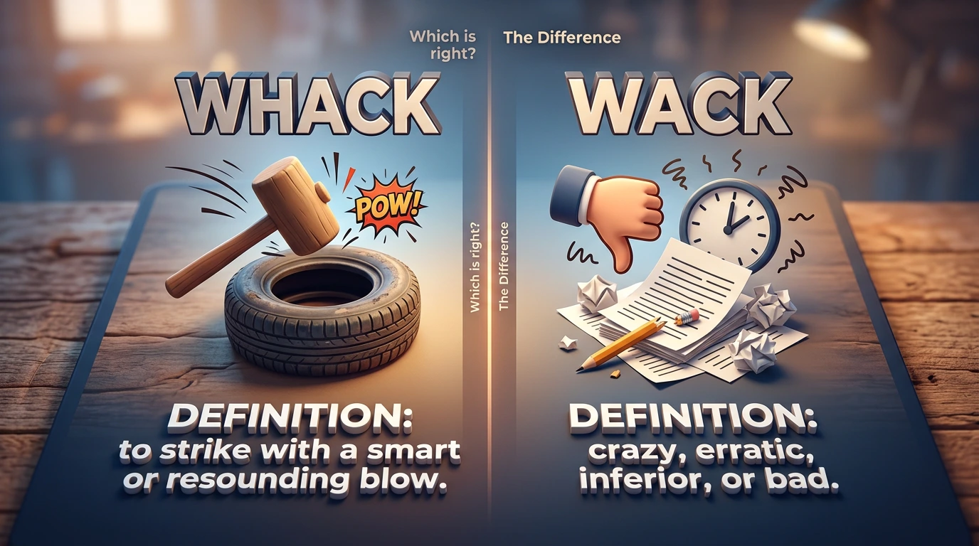 Whack or Wack: which spelling is correct