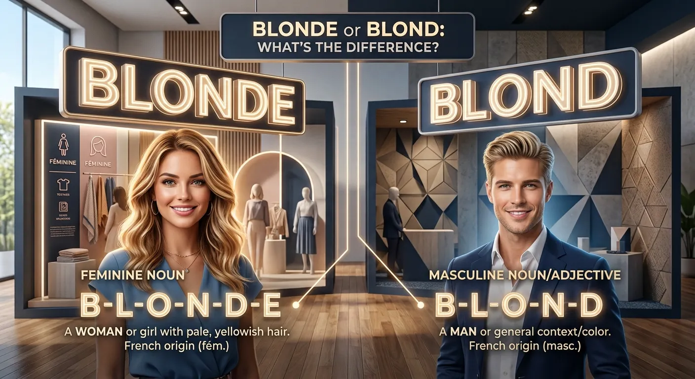 Blonde or Blond: Spelling and Usage Comparison